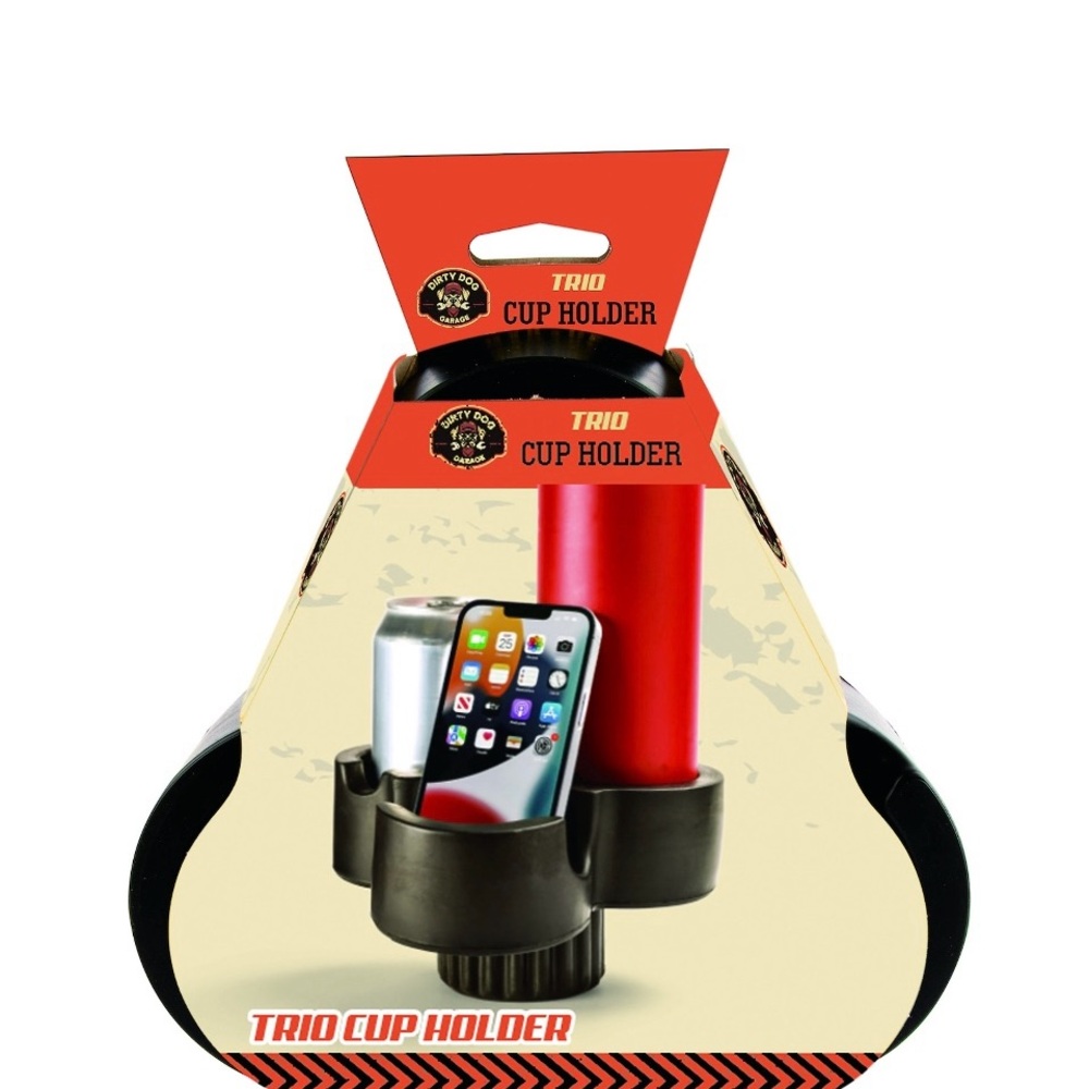 Cup Holder Red and Black